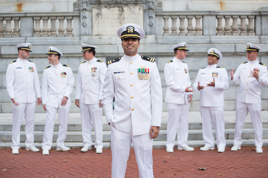 An elegant Naval Academy Chapel Wedding in Annapolis Maryland by Maryland wedding photographer Christa Rae Photography
