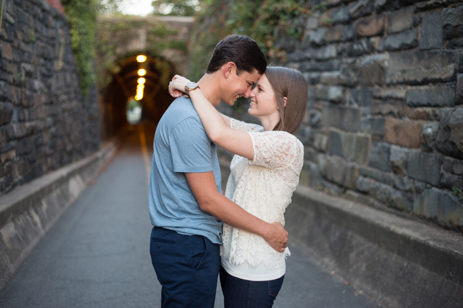 A classic Old Town Alexandria engagement session by wedding photographer Christa Rae Photography