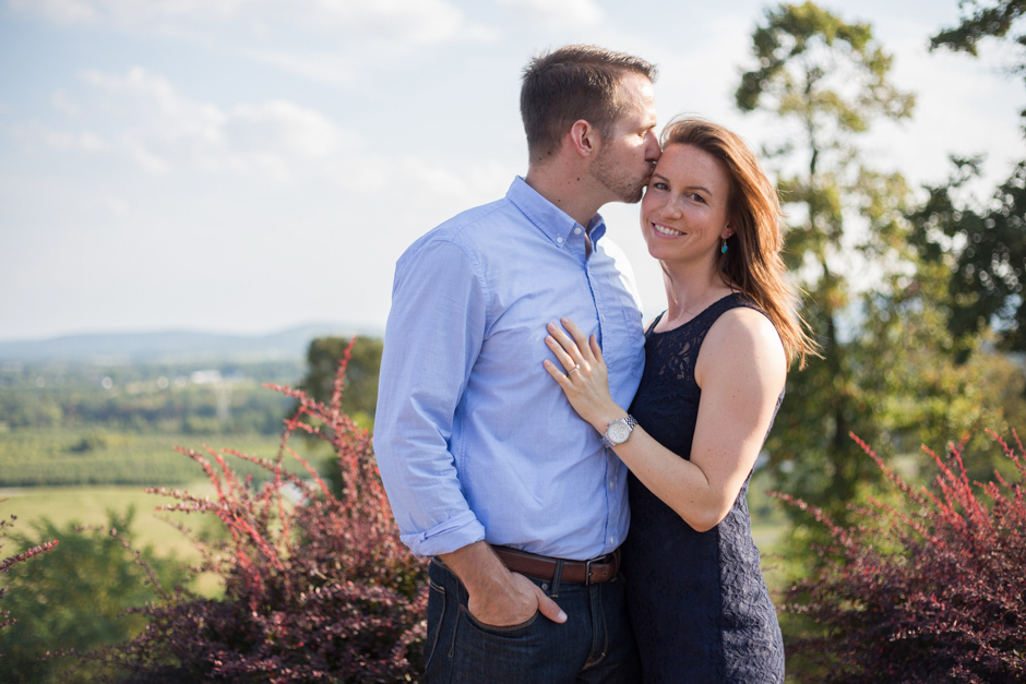 A gorgeous winery engagement session at Hauser Estate Winery in Biglerville, Pennsylvania by Maryland wedding photographer Christa Rae Photography
