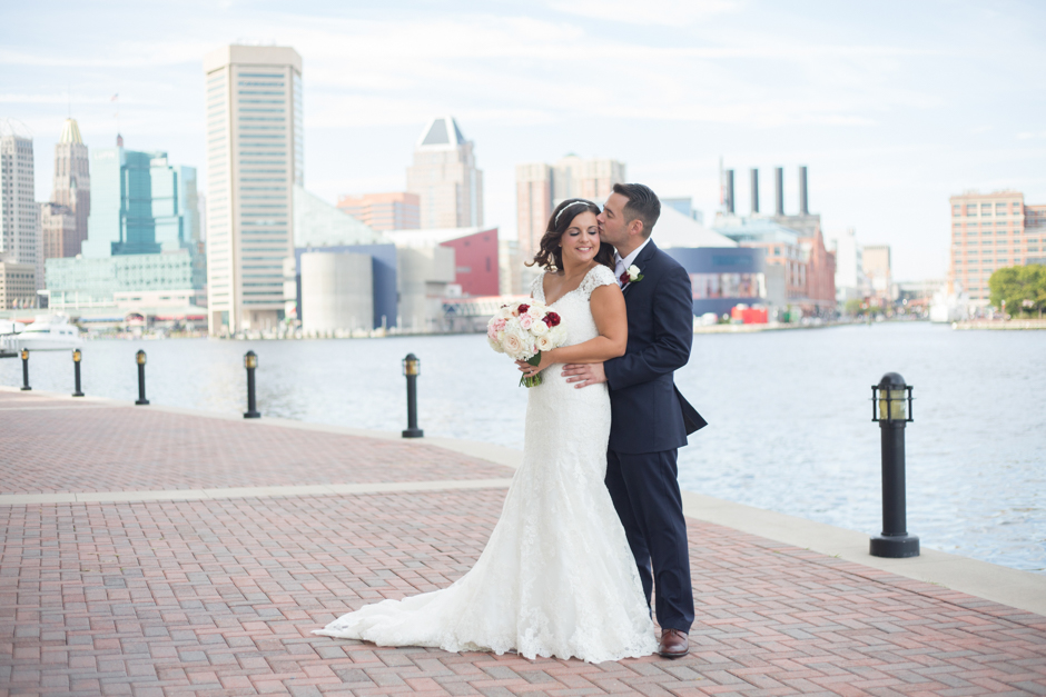 A classic and elegant Baltimore wedding at The Grand Historic Venue with wedding and bridal party photos on Federal Hill photographed by Maryland wedding photographer Christa Rae Photography