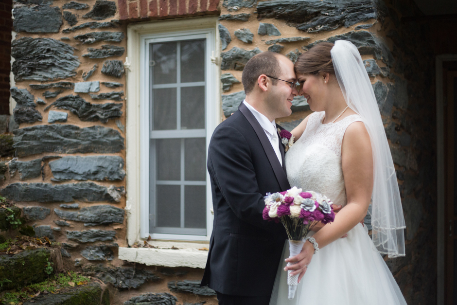 Fall rainy wedding photos at The Inn at Roop's Mill in Westminster photographed by Maryland wedding photographer Christa Rae Photography