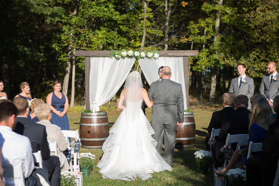 A fall winery vineyard wedding at The Harvest House at Lost Creek Winery in Leesburg, Virginia photographed by Maryland wedding photographer Christa Rae Photography