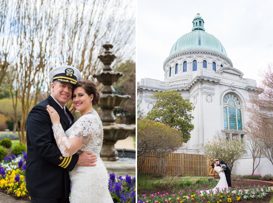 An elegant Naval Academy wedding in Annapolis with reception at Ogle Alumni Hall by Maryland wedding photographer Christa Rae Photography
