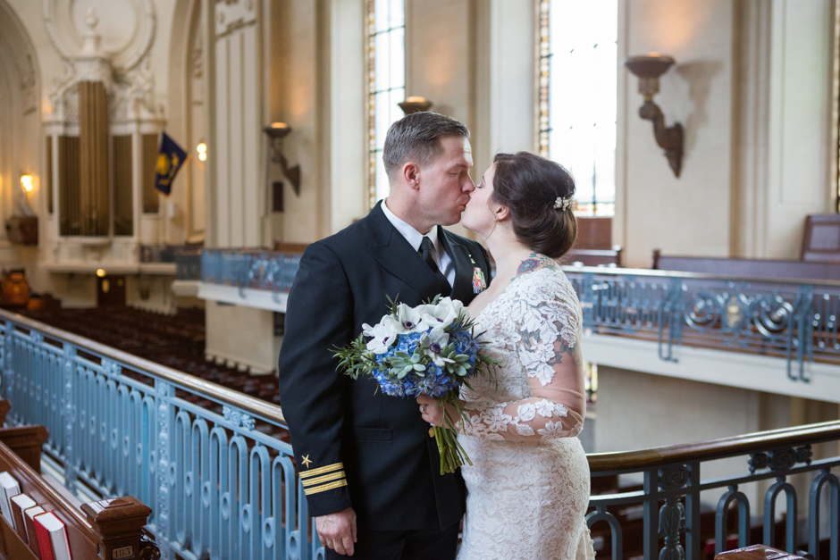 An elegant Naval Academy wedding in Annapolis with reception at Ogle Alumni Hall by Maryland wedding photographer Christa Rae Photography