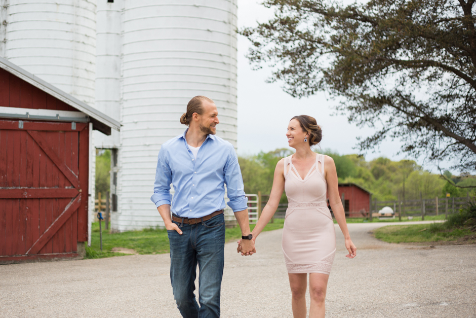 Rustic engagement photos at Kinder Farm Park in Annapolis by Maryland wedding photographer Christa Rae Photography