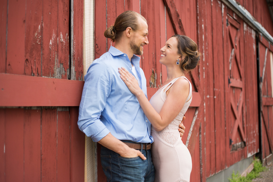 Rustic engagement photos at Kinder Farm Park in Annapolis by Maryland wedding photographer Christa Rae Photography