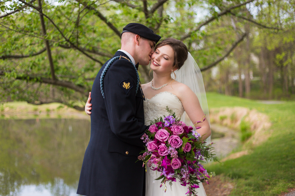 An army military wedding at The Golf Club at South River by Annapolis Maryland wedding photographer Christa Rae Photography