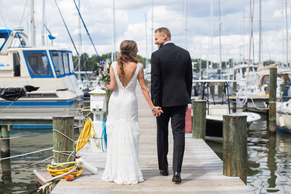 Annapolis wedding at St. Anne's Church and reception at Port Annapolis Marina by Maryland wedding photographer Christa Rae Photography