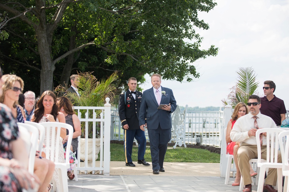 June summer wedding at Kurtz's Beach in Pasadena, Maryland by Annapolis Wedding Photographer Christa Rae Photography