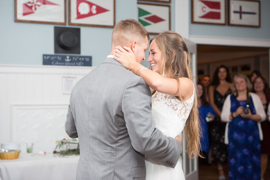 Gibson Island Maryland wedding at St. Christopher by the Sea and Gibson Island Boathouse reception photographed by Annapolis wedding photographer Christa Rae Photography
