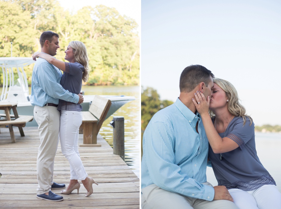 West River, Maryland engagement photos at family farm photographed by Annapolis wedding photographer Christa Rae Photography