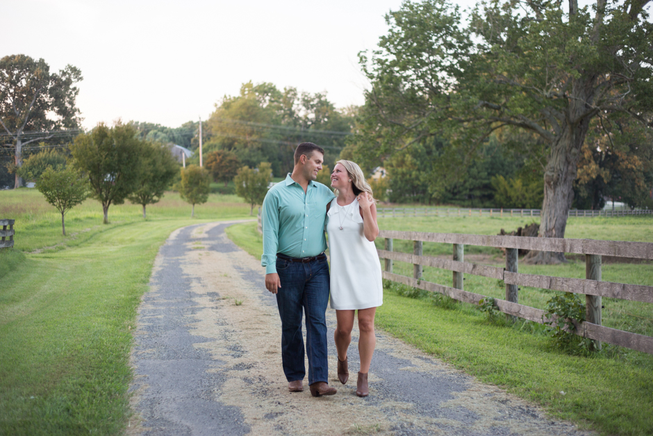 West River, Maryland engagement photos at family farm photographed by Annapolis wedding photographer Christa Rae Photography