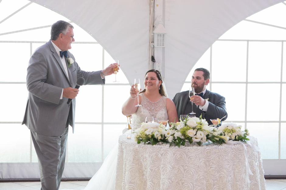 Summer wedding at Celebrations at the Bay in Pasadena, Maryland photographed by Annapolis wedding photographer, Christa Rae Photography