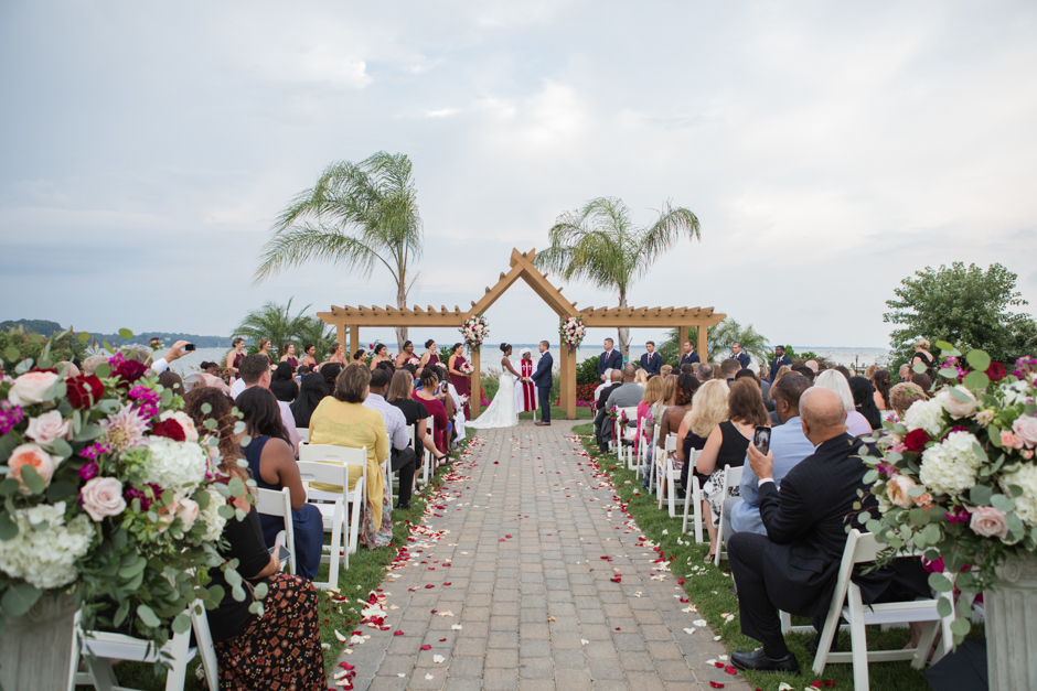 September wedding at Herrington on the Bay in North Beach photographed by Maryland wedding photographer Christa Rae Photography