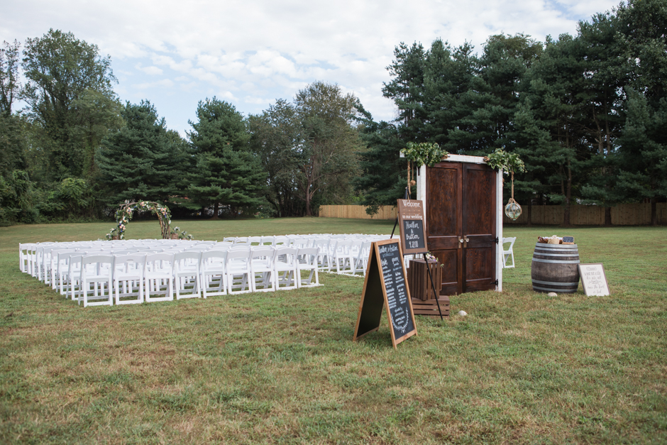 September fall private estate tented wedding in Annapolis photographed by Maryland wedding photographer Christa Rae Photography
