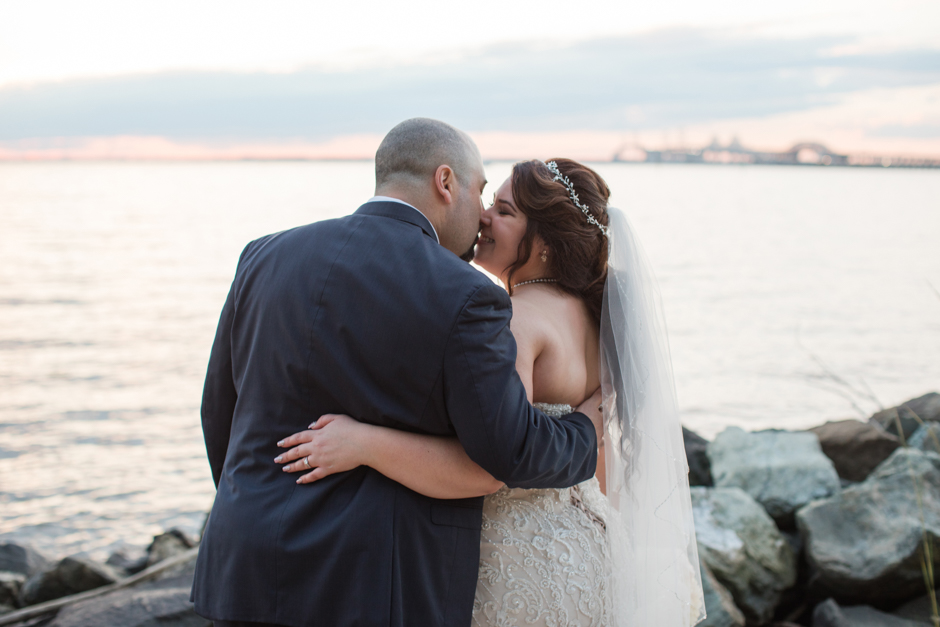 October wedding at Chesapeake Bay Beach Club in Stevensville photographed by Maryland wedding photographer, Christa Rae Photography