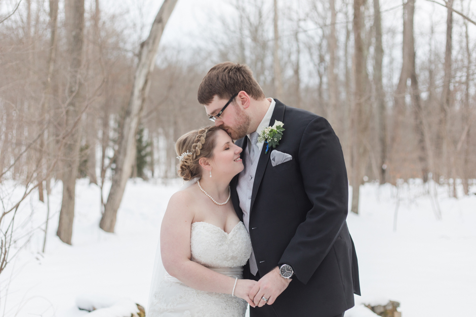 ThorpeWood winter snow wedding photos by Maryland wedding photographer Christa Rae Photography