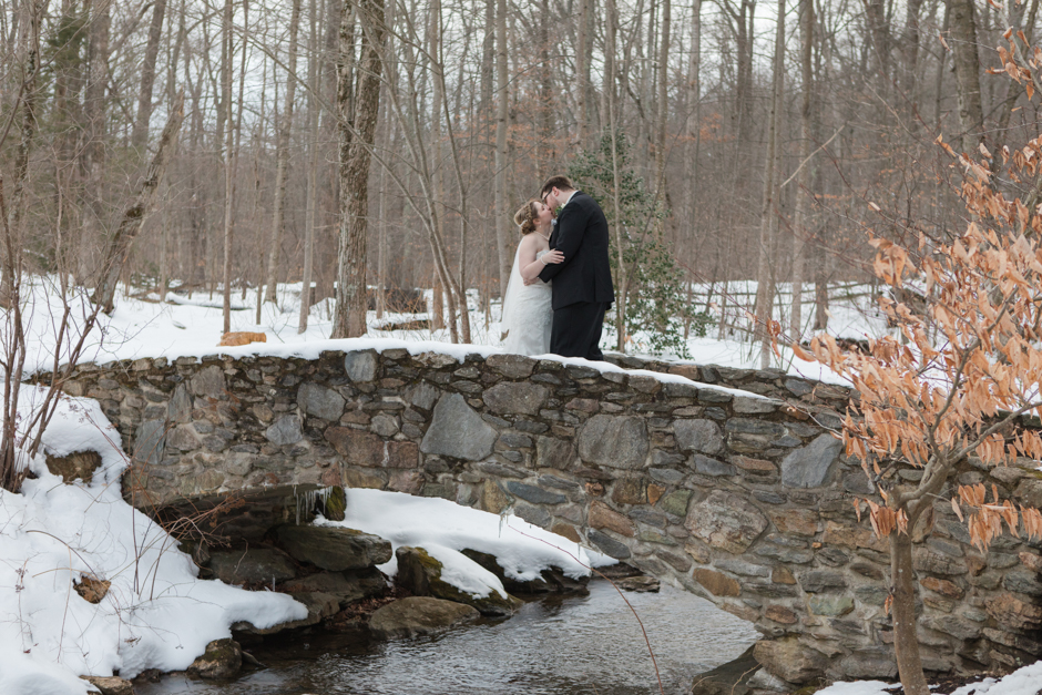 ThorpeWood winter snow wedding photos by Maryland wedding photographer Christa Rae Photography