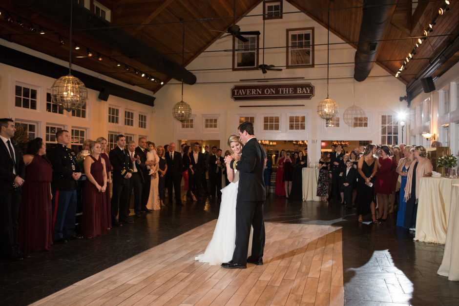 Annapolis winter wedding at St. Mary's Catholic Church and reception at Chesapeake Bay Beach Club in Stevensville by Maryland wedding photographer, Christa Rae Photography