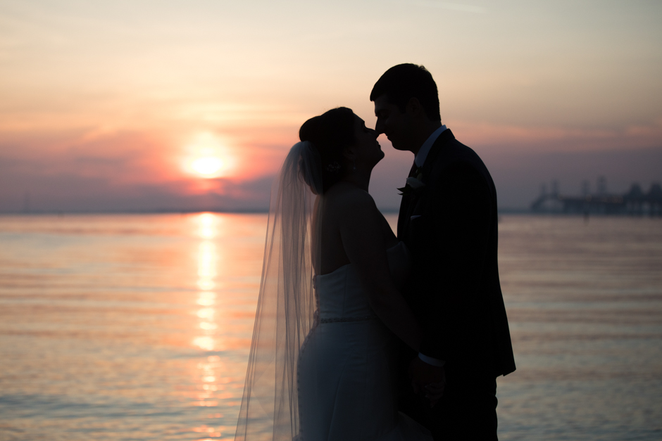 Spring wedding at the Chesapeake Bay Beach Club Garden Rooftop and Sunset Ballroom in Stevensville, Maryland photographed by Annapolis wedding photographer, Christa Rae Photography