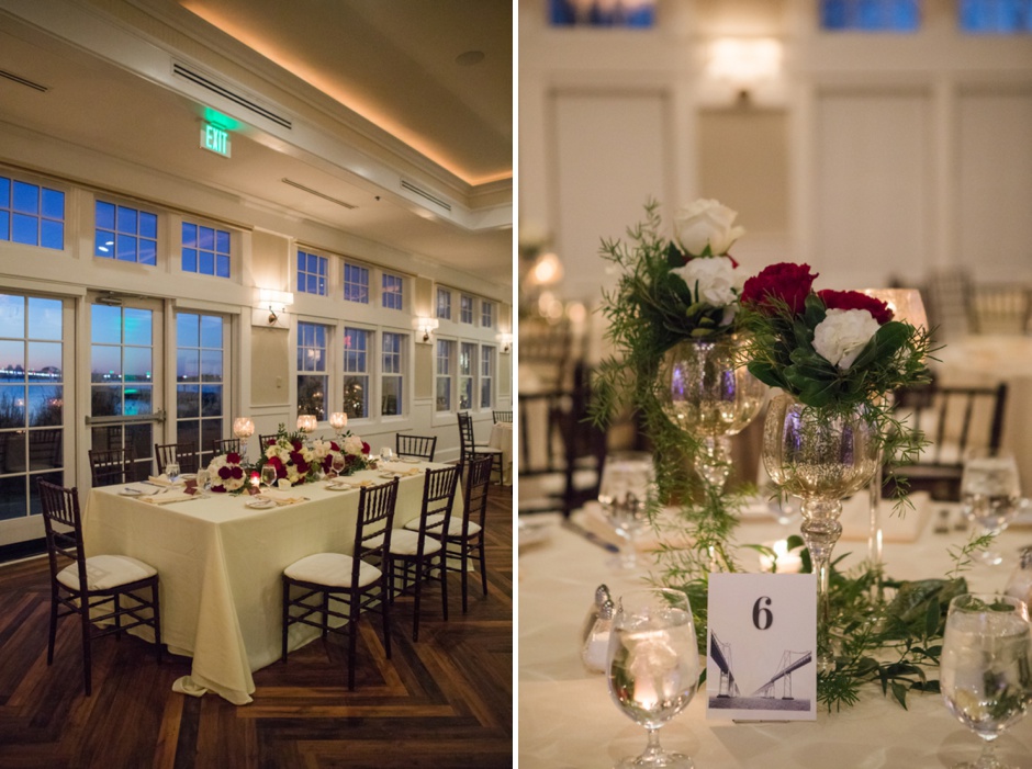 Winter wedding at Chesapeake Bay Beach Club in Stevensville, Maryland photographed by Annapolis Wedding Photographer, Christa Rae Photography