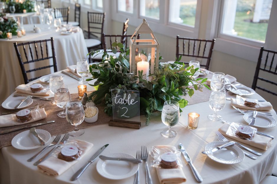 Winter wedding at Chesapeake Bay Beach Club in Stevensville, Maryland photographed by Annapolis Wedding Photographer, Christa Rae Photography