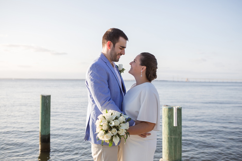 Microwedding 2020 in Stevensville, Maryland photographed by Annapolis Wedding Photographer, Christa Rae Photography