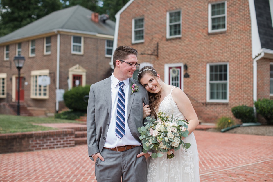 Church microwedding 2020 in Annapolis photographed by Maryland wedding photographer, Christa Rae Photography