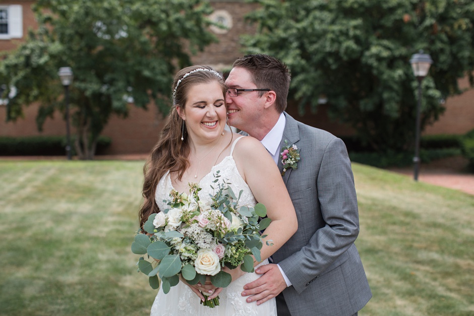Church microwedding 2020 in Annapolis photographed by Maryland wedding photographer, Christa Rae Photography