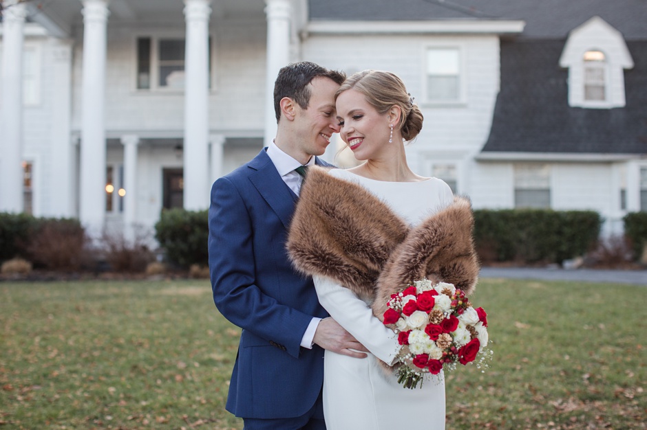 January 2020 winter wedding at Overhills Mansion in Baltimore, Maryland photographed by Annapolis wedding photographer, Christa Rae Photography