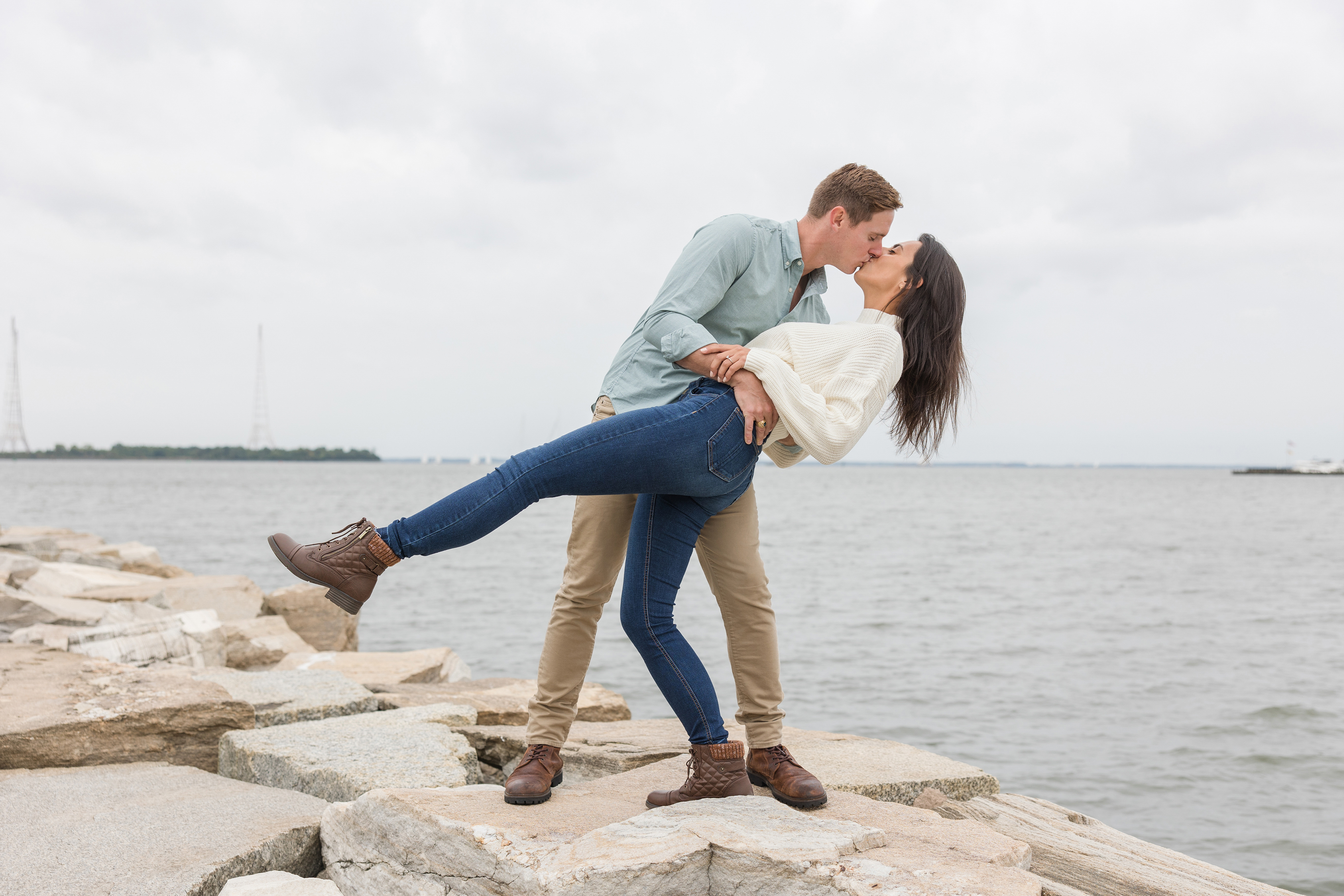Naval Academy Downtown Annapolis Engagement Session by Christa Rae Photography